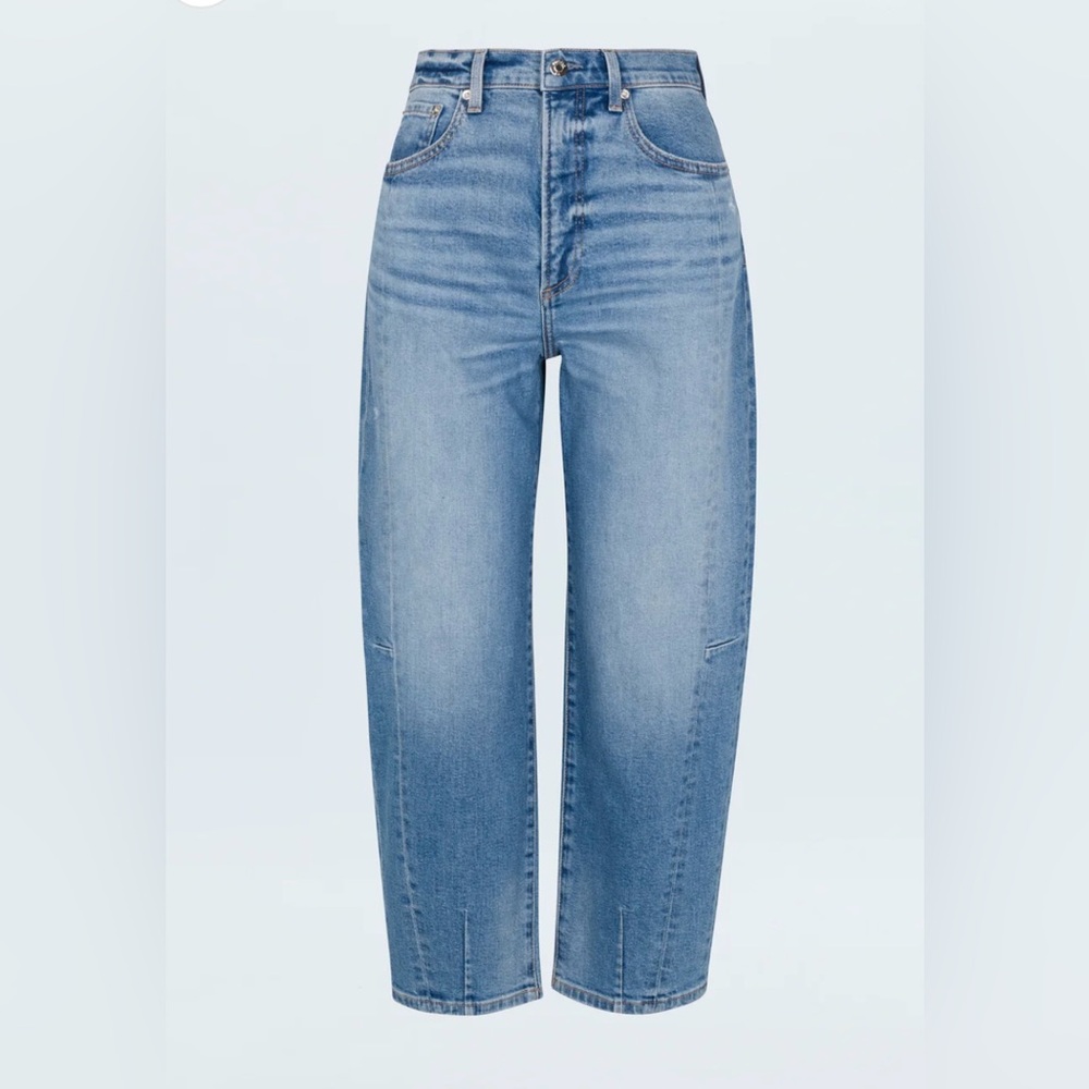 Nordstrom Pistola Eli Barrel Jeans Color Rhythm Vintage Size 23 Worn 1x Sold out